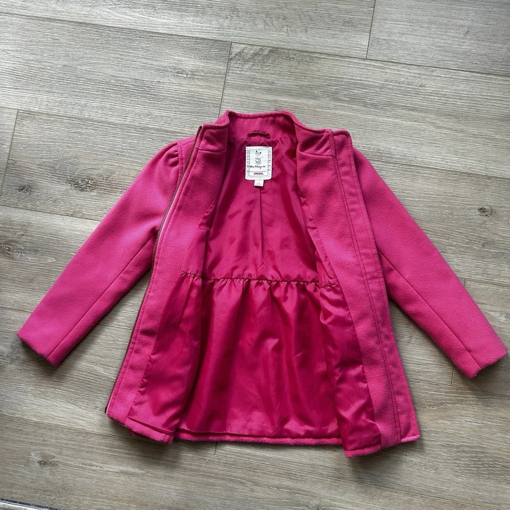 Gymboree Fair Isle Flurry Pink Girls Coat Girls Size Small‎